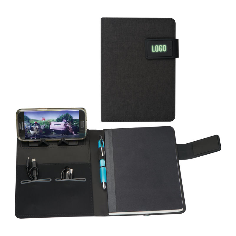 A5 jegyzetfüzet és powerbank mappa 